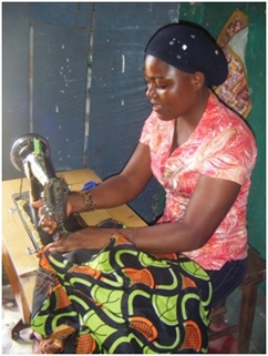 Mother of five benefits from Women's Training and Integration Program in Liberia